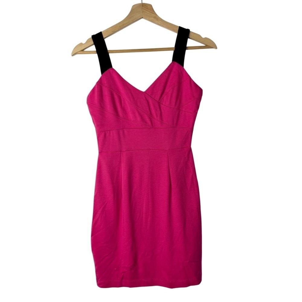 XXI Forever 21 Hot Pink Sleeveless Bodycon Mini Dress S